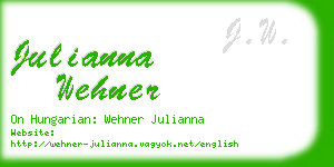 julianna wehner business card